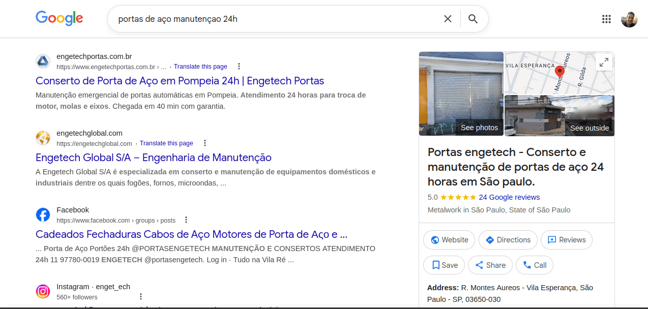 Dashboard de campanhas Google Ads